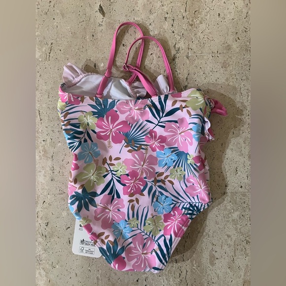 PATPAT Baby Girls One-Piece Swimsuit Toddler Ruffle Bathing Suit Size 2T - Picture 2 of 5